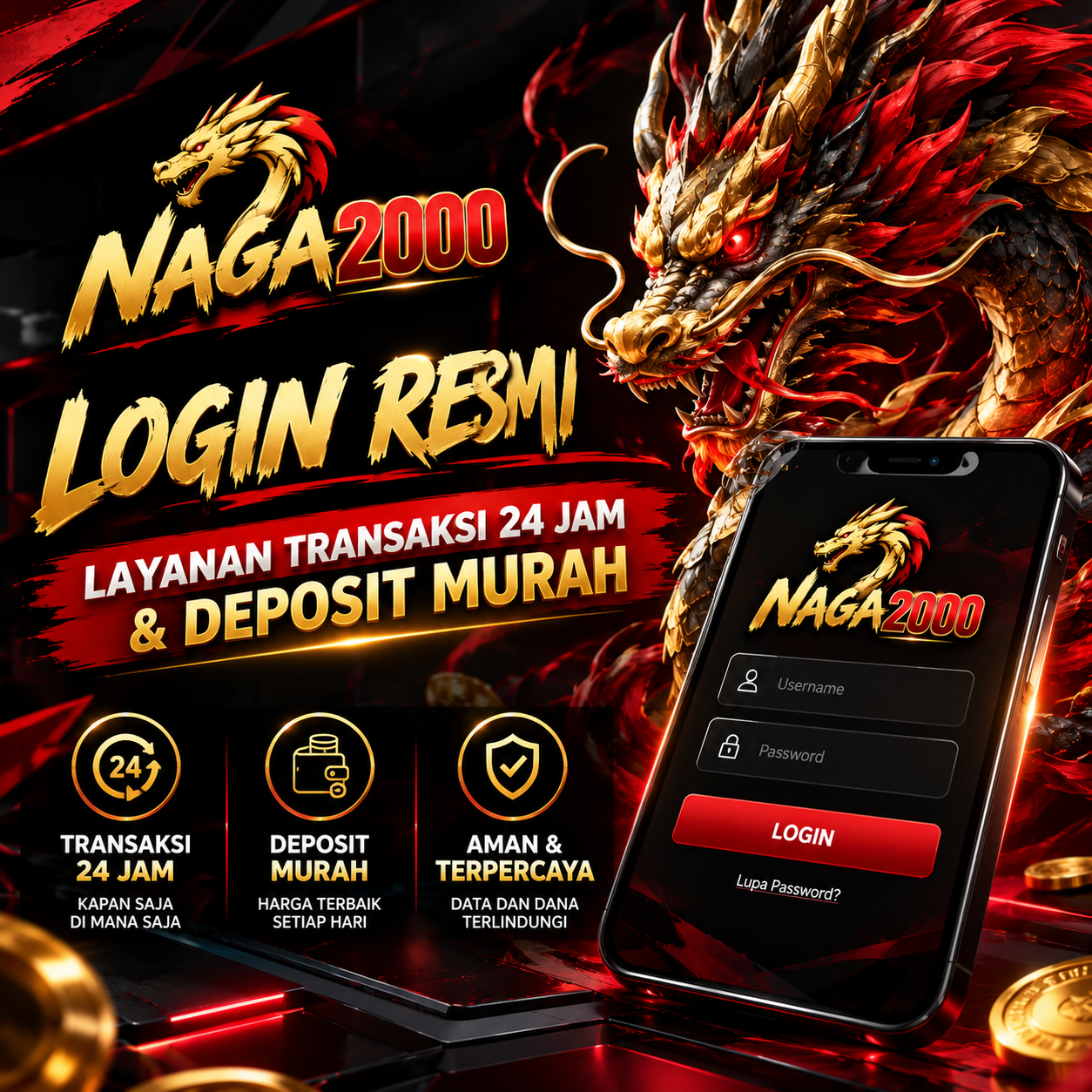 NAGA2000 Login Resmi | Layanan Transaksi 24 Jam & Deposit Murah by Hey siriusly